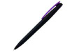 Ручка шариковая, пластик SOFT TOUCH , черный/фиолетовый, Z-PEN Color Mix
