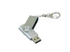 USB-Flash накопитель - брелок (флешка) в металлическом корпусе с пластиковыми вставками, модель 030,