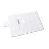 Флешка KR011 (белый)  128 гб. USB 2.0