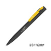 Ручка шариковая "Lip SOFT GRIP", цвет чёрный с серебристым