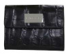Кошелек Cross Coco Nicole, 12,5х10х2,4 см, цвет чёрный