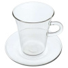 Чашка с блюдцем Glass Duo, объём 250 мл
