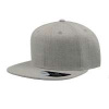 Бейсболка SNAP BACK 400, 6 клиньев, пластиковая застёжка цвет серый