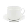 Чайная пара фарфоровая "Cappuchino" в коробке, белый