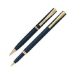 Набор: ручка шариковая и роллер Pierre Cardin PEN and PEN, цвет чёрный с золотом
