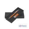 Набор: ручка и флешка 16 Гб в футляре, с покрытием SOFT TOUCH, цвет чёрный