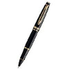Ручка-роллер Waterman Expert 3, цвет: Black Laque GT, стержень: Fblk