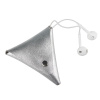 Чехол для наушников из натуральной кожи LOFT SILVER