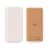 Беспроводное зарядное устройство "Cork Power" 10000 mAh, пластик/пшеничное волокно/пробка, цвет беже