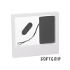 Подарочный набор: зарядное устройство (4000 mAh) и флешка 16 Gb, с покрытием SOFT GRIP