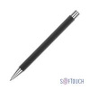 Карандаш "Aurora" из переработанного алюминия, покрытие soft touch, цвет чёрный