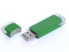 USB-Flash накопитель (флешка) из алюминия с прозрачными пластиковыми вставками, модель 014, объем па