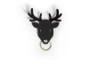 Держатель для ключей и аксессуаров deer черный