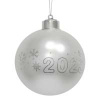 Vintage Glowing Ball - стеклянный елочный  шар под гравировку с подсветкой вашего логотипа, диаметр 