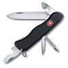 Нож перочинный VICTORINOX Centurion, 111 мм, 11 функций, с фиксатором лезвия, чёрный