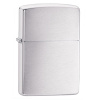 Зажигалка ZIPPO Classic с покрытием Brushed Chrome, серебристая матовая