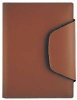 Книга для записи Lediberg, блок 782, коллекция Open Design, кожа, размер 165х235 мм, цвет коричневый