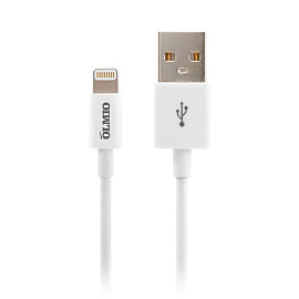 Кабель MFI USB 2.0 - Apple iPhone/iPod/iPad 8pin, белый, OLMIO (Белый)