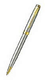 Шариковая ручка Parker Sonnet K527, цвет: St. Steel GT, стержень: Mblack