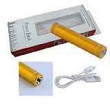 Универсальное зарядное устройство power bank 821 с фонариком, ёмкость 2800 mah, цвет чёрный