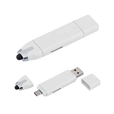 Флеш-карта USB 8 GB (с картридером micro SD, USB и mini USB-портами)