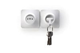 Брелок+держатель для ключа unplug белый
