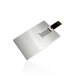 Флешка KR015 (серебро) с чипом 128 гб.  USB 2.0
