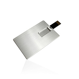 Флешка KR015 (серебро) с чипом 128 гб.  USB 2.0 (серебряный)