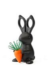Ножницы+магнит со скрепками bunny черный