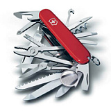 Нож перочинный VICTORINOX Swiss Champ, 91 мм, 33 функции, красный