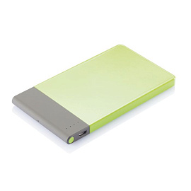 Тонкое зарядное устройство, 4600 mAh, цвет серый с чёрным (Зелёный; Серый)