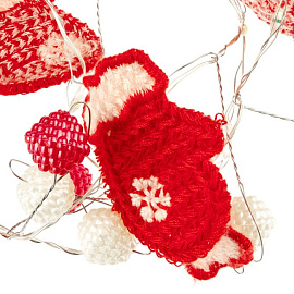 Гирлянда Merry Mittens (красный)