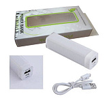 Универсальное зарядное устройство power bank PB036 , ёмкость 2800 mah, цвет чёрный