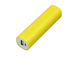 Прямоугольной формы зарядное устройство power bank (Жёлтый)