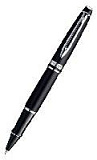 Ручка-роллер Waterman Expert 3, цвет: Matte Black CT, стержень: Fblk