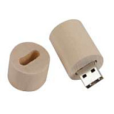 USB-Flash накопитель (флешка), модель DR010, объем памяти  8 GB, липа натуральная