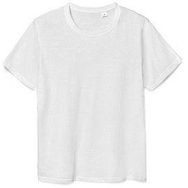 Футболка мужская T-bolka 140 Fit черная, размер XXL (Белый)