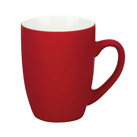 Керамическая кружка Alba, 350 ml, soft-touch (Красный)