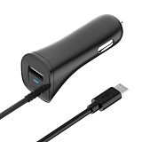 АЗУ microUSB 2в1, 2.1А, OLMIO,