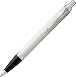 Ручка шариковая Parker IM White CT (Белый; Чёрный, Серебряный)