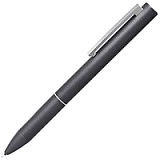 Ручка металлическая шариковая TITANIUM под лазерную гравировку с зеркальной подложкой, цвет серый