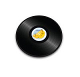 Разделочная доска banana vinyl record
