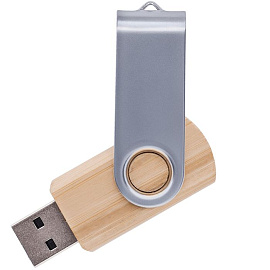Флешка TWIST WOOD (Бежевый)