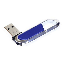 USB-Flash накопитель (флешка) "ALPS" в виде карабина (Синий)