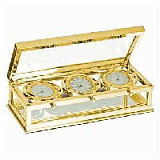 Часы-метеостанция "Triset II" gold