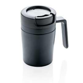 Термокружка с ручкой Coffee-to-go, 160 мл (Чёрный)