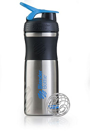Спортивный шейкер SportMixer Stainless, 820 мл (Бирюзовый; Чёрный)