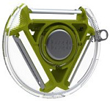 Пиллер компактный с тремя лезвиями rotary peeler™ зеленый