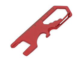 Мультиинструмент "Carabiner" (Красный)