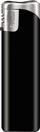 Пьезозажигалка многоразовая серия Matt Color/Black Cap Е-101 (Чёрный)